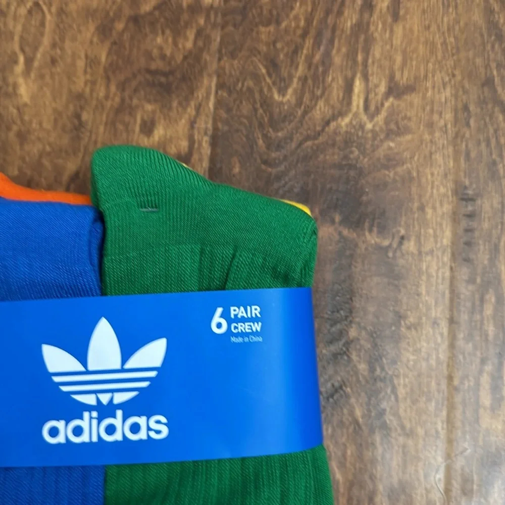 Adidas Originals Crew Multi Sport Socks 6 Pack Size L